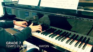 Grade 7 Tempo di Minuetto Haydn ABRSM piano syllabus 20192020 3rd mvt Sonata in E flat Hob XVI49 [upl. by Reuben7]