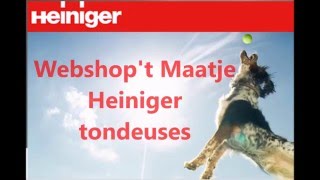 Heiniger honden tondeuse Saphir [upl. by Kreiner]