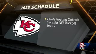 2023 Kansas City Chiefs schedule announcement and leaks [upl. by Pearman724]