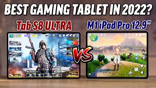 Tab S8 Ultra vs M1 iPad Pro  ULTIMATE Gaming FPS TEST [upl. by Ehtyaf313]