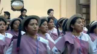 CORO LA PAZ DE DIOS TEMA Diospaj cuyaita [upl. by Ardnuaet]