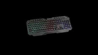 Teclado Gamer Español Qwerty Membrana Con Luz Xtrike Me KB306 [upl. by Budworth349]