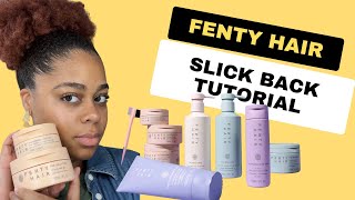 FENTY HAIR REVIEW  FENTY HAIR THE CONTROLLING TYPE EDGE CONTROL  FENTY HAIR THE GELLY TYPE GEL [upl. by Akered]