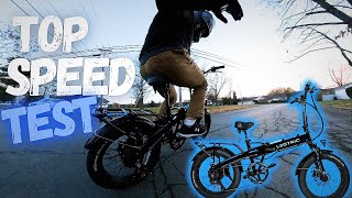 Lectric XP 30 Top Speed Test 255LB Rider [upl. by Alfons]