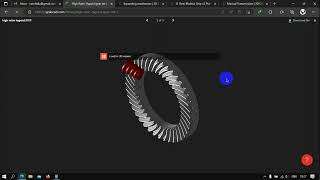 Structural Analysis on Hypoid Gear With Different Material [upl. by Matejka]