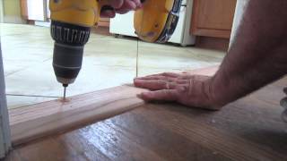 How to install an oak threshold [upl. by Babette852]