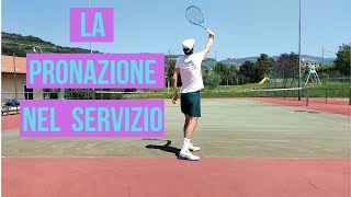 Il Servizio nel tennis La Pronazione [upl. by Sinoda906]