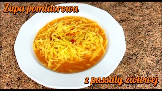 ZUPA POMIDOROWA Z PASSATY 😋– najprostszy przepis na pomidorówkę [upl. by Ettevy]