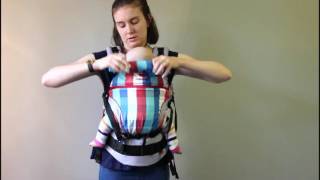 How to Front Carry in a Manduca Baby Carrier [upl. by Esinereb555]