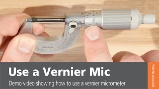 How to  Use a Vernier Micrometer  Mitutoyo America [upl. by Kristofor]