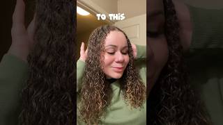 Using products from TreLuxe to revive my curls treluxe curlyhair hairstyles curlyhairproducts [upl. by Flanna]