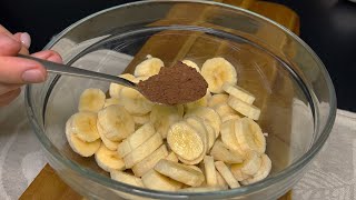 Do you have banana and cocoa Prepare a delicious dessert without flour and sugar [upl. by Schaeffer]