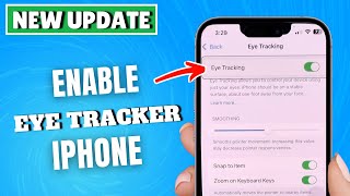 How to Enable Eye Tracker in iOS 18 [upl. by Finah37]