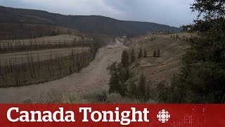 Water breaches landslide damming BCs Chilcotin River  Canada Tonight [upl. by Rosalynd]