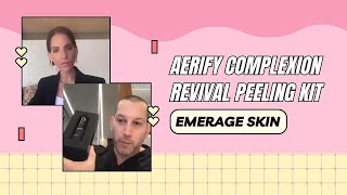 AERIFY COMPLEXION REVIVAL PEELING KIT  EMERAGE SKIN  Dr Jason Emer [upl. by Heid]