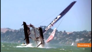 AC72 Ellisons Dream Is Scariest Racing Yacht Yet [upl. by Saibot417]