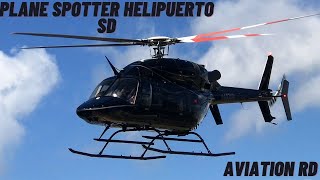 Plane Spotter Helipuerto SD EC135 Bell 427 [upl. by Aicilegna394]