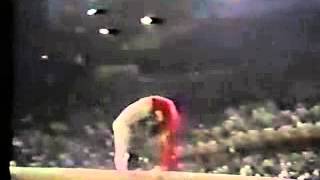 Olga Korbut  1976 Olympics EF  Balance Beam [upl. by Ednutabab182]