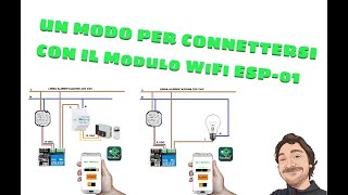 RELE WIFI DIRECT ESP01 PER CONTROLLARE TUTTO DA SMARTPHONE [upl. by Acessej]