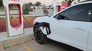 Supercharging a GM Blazer EV using NACS and A2Z adapter on a Tesla V3 [upl. by Merce]