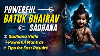 Batuka Bhairava Sadhana Vidhi Powerful Mantras and Tips for Fast Results [upl. by Langston]