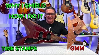 How to DIY Shielding Guitar Control Cavity and Pickguard Timestamps [upl. by Anaz]