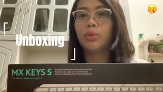 Logitech MX KEYS S Keyboard Unboxing Wag nyo po masyado seryosohin ah 🫢✌️ Logitech unboxing [upl. by Ylrbmik699]