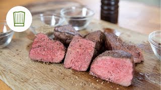 Steak richtig braten  So gehts  Chefkochde [upl. by Aninat]