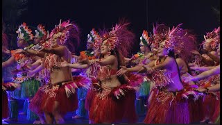 Te Maeva Nui NZ 2021 Mangaia Auau Enua  Kapa Rima performance [upl. by Kcirrem]