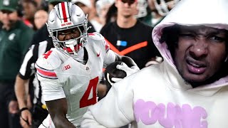 JEREMIAH SMITH IS A DAWG Ohio State Buckeyes vs Michigan State Full Game Highlights Reaction [upl. by Walworth341]