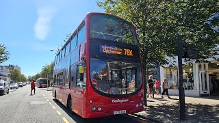 🚍Beast Hedingham 527 LX06 EAK Volvo B7 Gemini on Service 76X [upl. by Lilith]