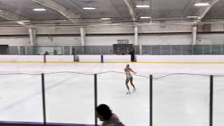 Adelynn’s last Ice Show tryout 2024 I do not own the right to this music [upl. by Celia]