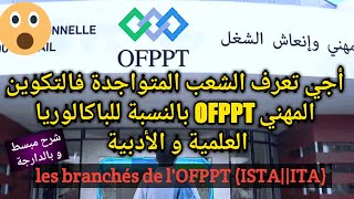 أجي تعرف الشعب المتواجدة في التكوين المهني بالنسبة لمستوى تقني وتقني متخصص  Les Branches OFPPT [upl. by Doug948]