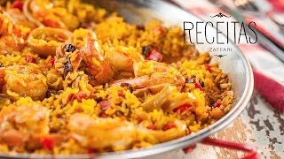 Paella de frutos do mar  Receitas Zaffari [upl. by Elle]