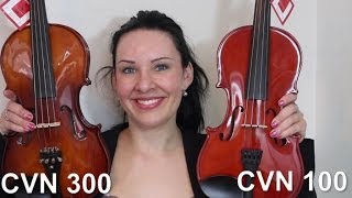 CECILIO CVN100 vs CECILIO CVN300  Violin Review [upl. by Alvera743]