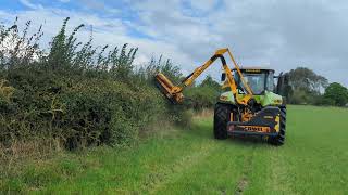 MCCONNEL PA52E HEDGECUTTER WORKING VIDEO [upl. by Lerret]