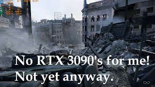 RTX 3090 vs RTX 2080ti NVLinkSLI The 3090 is not for me Not yet anyway [upl. by Jotham]