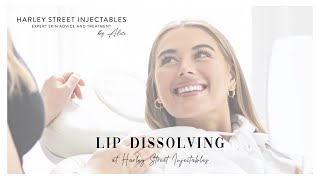 Lip Filler Dissolving Treatment at Harley Street Injectables with ArabellaChi [upl. by Nae727]