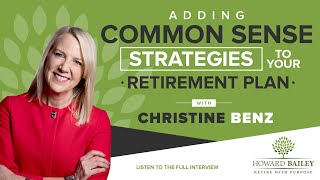 Adding Common Sense Strategies to Your Retirement Plan with Christine Benz [upl. by Talie651]