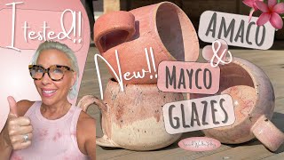 TESTING the NEW MAYCO Crystal Glazes amp AMACO PCFlux Glaze  Studio Life · Vlog 5 HD 1080p [upl. by Shererd]