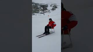 Ski hack shorts skiing funny [upl. by Canfield9]