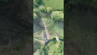 AvantAprès  Renaturation de l’ancienne pisciculture de Renty par le SMAGEAA Drone [upl. by Cawley499]