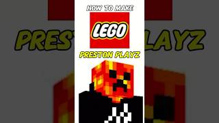 How to make PRESTON PLAYZ in Lego lego legominifigs preston [upl. by Gearhart]