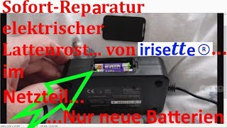 W0375 SofortReperatur defektes Irisette Motor Lattenrost [upl. by Akiret]