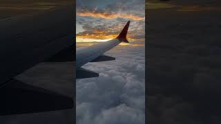 Akasa Airline Window Sky view early morning sky akasaair aviation travel sunrise [upl. by Cazzie]