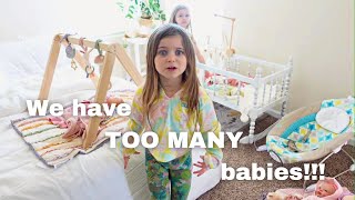 Role playing With Our Reborn Baby Dolls  BABY DOLL VLOG  Reborn Role Play [upl. by Anertal]