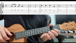 Lava Pixar  Easy Beginner Ukulele Tabs With Playthrough Tutorial Lesson [upl. by Enybor]