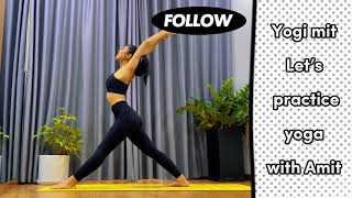 Backbend warm up  yogi mit  yoga with Amit  backbend class [upl. by Uke]