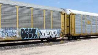 Union Pacific SB Autorack TucsonNogales [upl. by Munmro656]