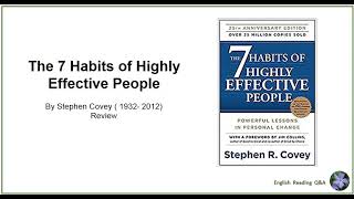 7 habits of highly effective people review [upl. by Anelyak975]